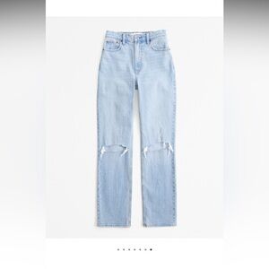 Abercrombie 90s Straight Ultra High Rise Jean